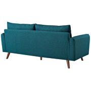 Fabric sofa in teal additional photo 4 of 3