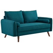 Fabric loveseat in teal by Modway additional picture 2