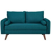 Fabric loveseat in teal by Modway additional picture 4