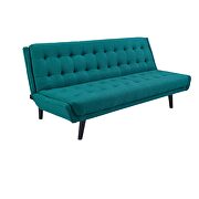 Tufted convertible fabric sofa bed in teal by Modway additional picture 3