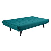 Tufted convertible fabric sofa bed in teal by Modway additional picture 5