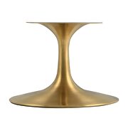 Wood coffee table in gold white by Modway additional picture 6