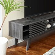 Entertainment center TV stand in charcoal finish by Modway additional picture 2