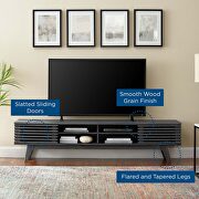 Entertainment center TV stand in charcoal finish by Modway additional picture 3