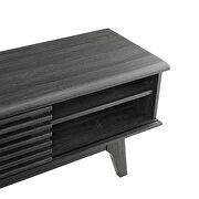 Entertainment center TV stand in charcoal finish by Modway additional picture 4