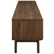 Media console wood tv stand in walnut white by Modway additional picture 3