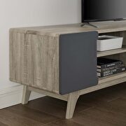 Media console tv stand in natural gray by Modway additional picture 7