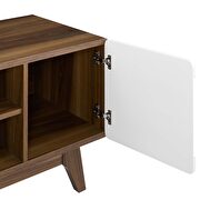 Media console tv stand in walnut white by Modway additional picture 5
