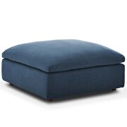 Down filled overstuffed ottoman in azure by Modway additional picture 2