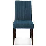 Channel tufted upholstered fabric dining chair set of 2 in blue by Modway additional picture 4