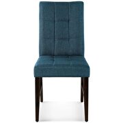 Biscuit tufted upholstered fabric dining chair set of 2 in blue by Modway additional picture 3