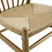 Spindle wood dining side chair in natural additional photo 2 of 4