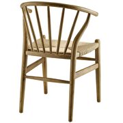 Spindle wood dining side chair in natural additional photo 3 of 4