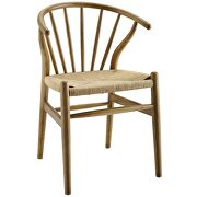 Spindle wood dining side chair in natural additional photo 4 of 4