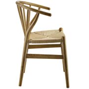Spindle wood dining side chair in natural additional photo 5 of 4