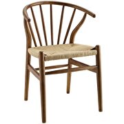 Spindle wood dining side chair in walnut by Modway additional picture 5