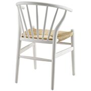 Spindle wood dining side chair in white by Modway additional picture 3