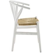 Spindle wood dining side chair in white by Modway additional picture 4