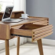 Writing desk in walnut by Modway additional picture 2