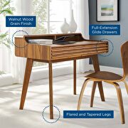 Writing desk in walnut by Modway additional picture 4