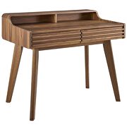Writing desk in walnut by Modway additional picture 9