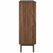 Three-tier display storage cabinet stand in walnut by Modway additional picture 5