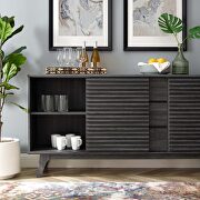 Mid-century modern design charcoal finish buffet by Modway additional picture 2
