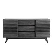 Mid-century modern design charcoal finish buffet by Modway additional picture 6