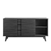 Mid-century modern design charcoal finish buffet by Modway additional picture 8