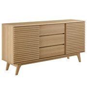 Mid-century modern design oak finish buffet by Modway additional picture 4