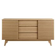 Mid-century modern design oak finish buffet by Modway additional picture 6
