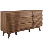 63-inch mid-century walnut buffet by Modway additional picture 10