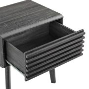 End table/ nightstand in charcoal finish by Modway additional picture 4
