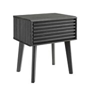 End table/ nightstand in charcoal finish by Modway additional picture 5