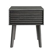 End table/ nightstand in charcoal finish by Modway additional picture 7