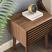 End table nightstand in walnut by Modway additional picture 2