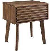 End table nightstand in walnut by Modway additional picture 7