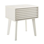 End table/ nightstand in white finish by Modway additional picture 5