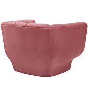 Vertical channel tufted performance velvet chair in dusty rose by Modway additional picture 3