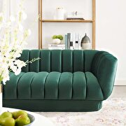 Vertical channel tufted performance velvet sofa in green by Modway additional picture 6