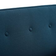 Upholstered fabric loveseat in azure by Modway additional picture 3