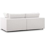 Down filled overstuffed 2 piece sectional sofa set in beige additional photo 4 of 6