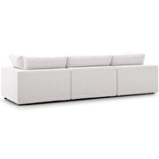 Down filled overstuffed 3 piece sectional sofa set in beige by Modway additional picture 4