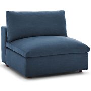 Down filled overstuffed 4 piece sectional sofa set in azure by Modway additional picture 9