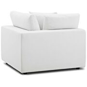 Down filled overstuffed 5 piece sectional sofa set in white additional photo 5 of 5