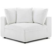 Down filled overstuffed 6 piece sectional sofa set in white by Modway additional picture 8