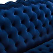 Chesterfield button tufted loveseat performance velvet settee in navy by Modway additional picture 2