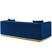 Biscuit tufted performance velvet sofa in navy by Modway additional picture 5