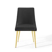 Modern accent performance velvet dining chair in black by Modway additional picture 6