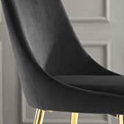 Modern accent performance velvet dining chair in black by Modway additional picture 8